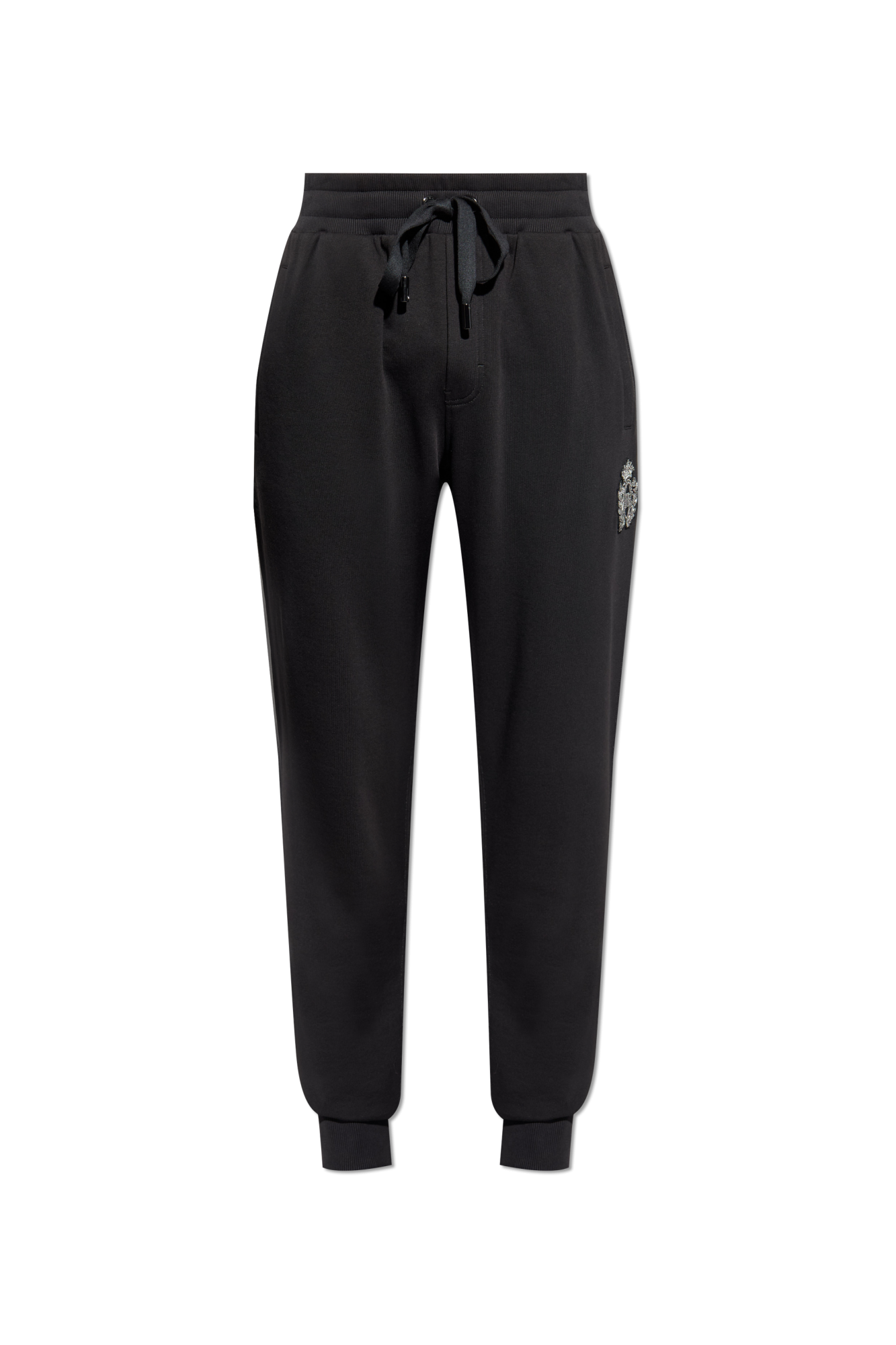 【05AW】DOLCE&GABBANA Docking Sweat Pants Technical jersey jogging pants with tag in Black for Men
